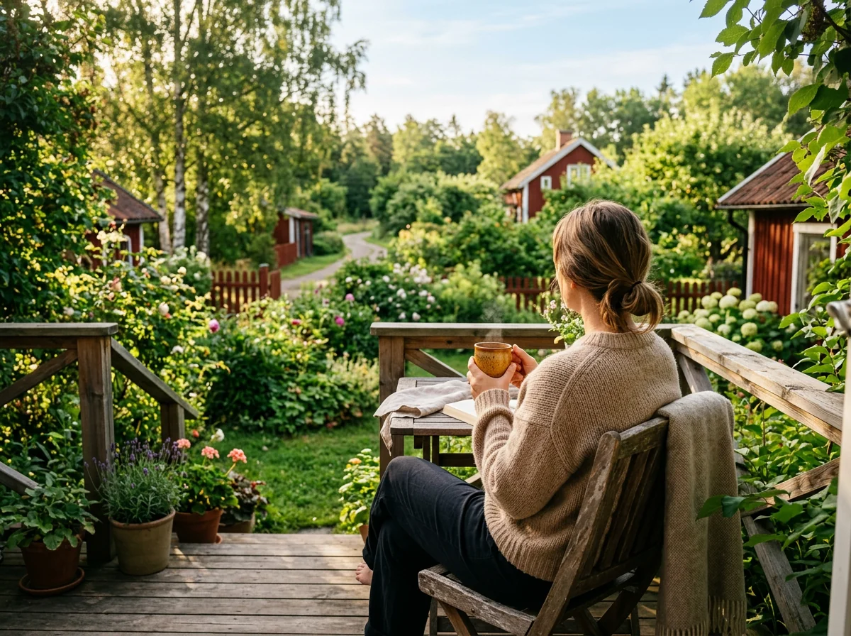Person i lugn miljö njuter av en aktiv vardag